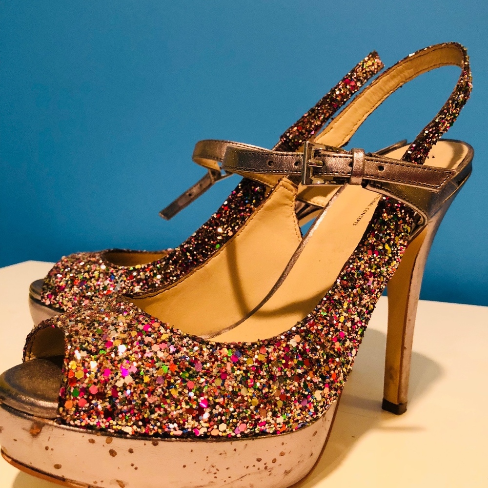 Slingback Platform High Heel